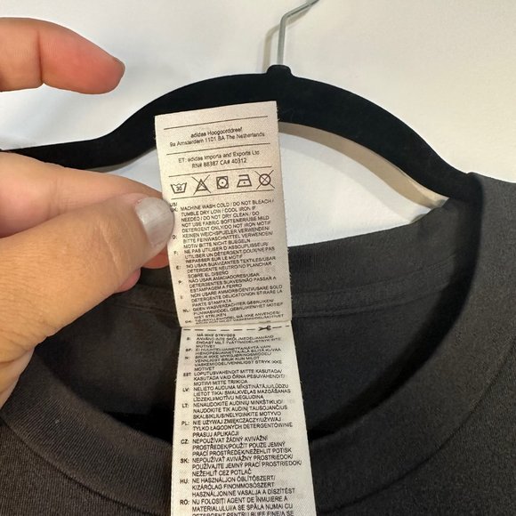 Adidas Black Aeroready training workout minimal tee 1X - Picture 7 of 11